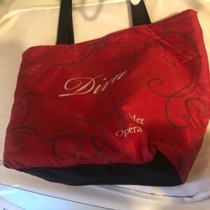 The Metropolitan Opera Rare Diva Tote Bag- 152A $50 or $45 w/offer
